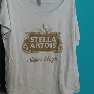 Stella Artois womens tee large